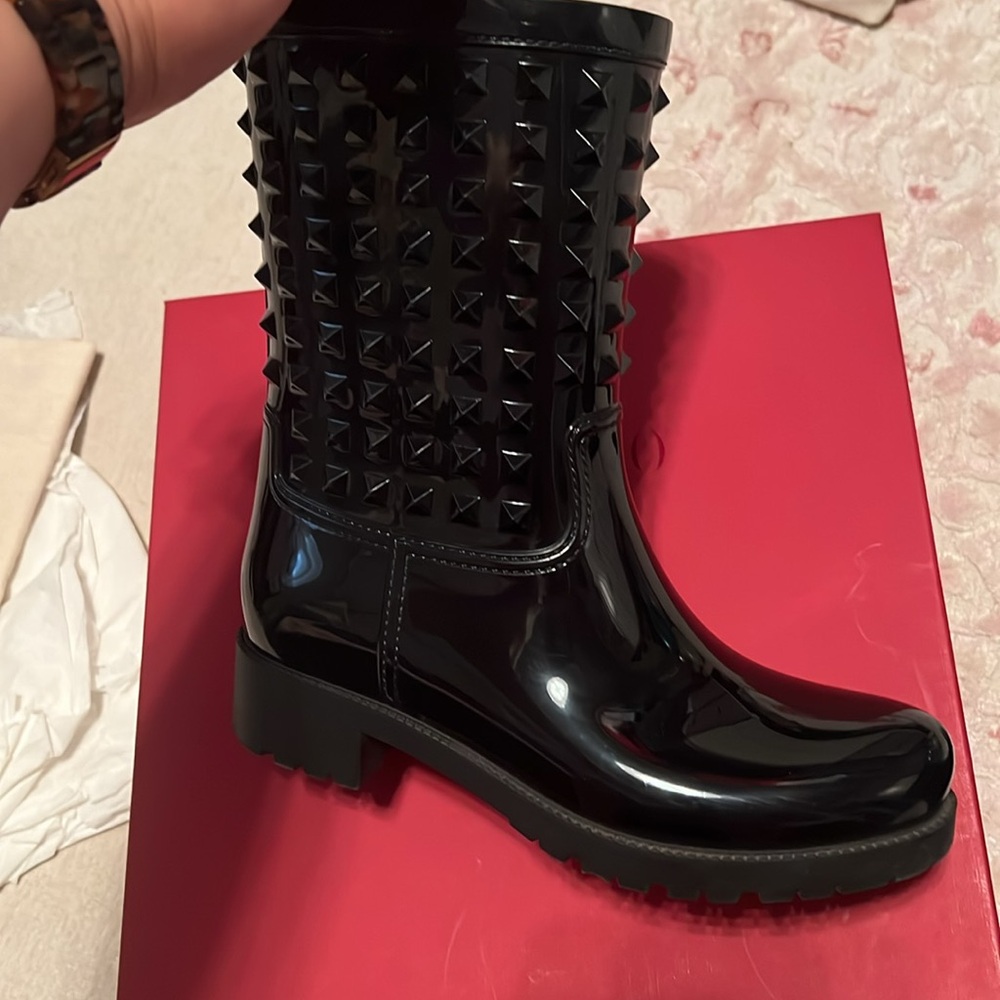 Valentino studded rain boots - Picture 5 of 9